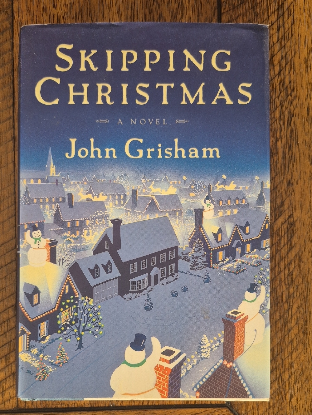 Skipping Christmas by John Grisham - Blue Holiday Cover